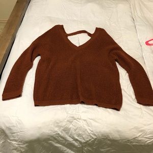 Oversized rust sweater Forever 21